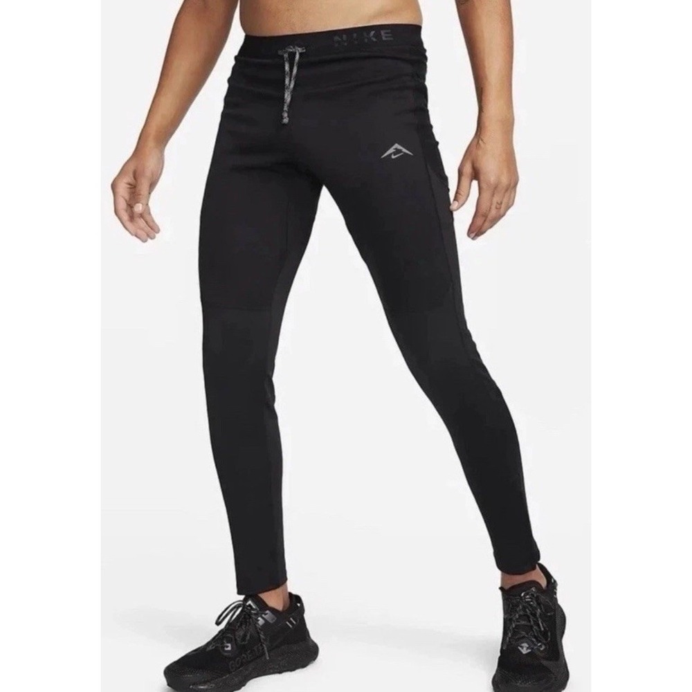 Nike Trail Lunar Ray Running Hiking Pants Leggings Black Size Large FB8599-010
